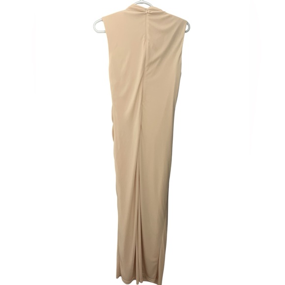 Zara Elegant Cream Sleeveless Dress - Picture 8 of 8